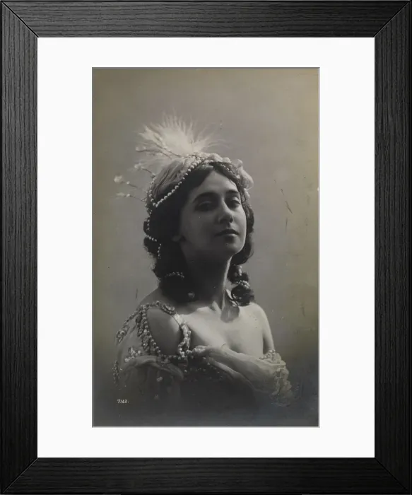 Framed Print : Russian ballerina Tamara Karsavina, 1912