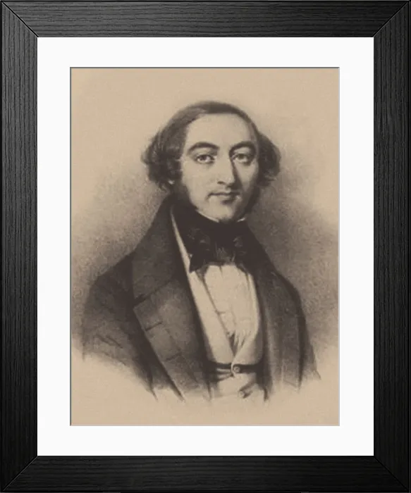 Framed Print : German composer and teacher Eduard Marxsen (1806-1887), 1840s Framed Print : German composer and teacher Eduard Marxsen (1806-1887), 1840s