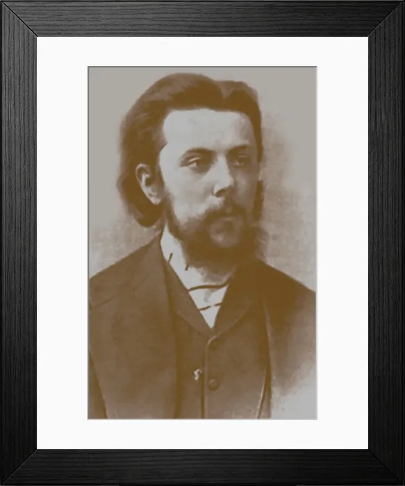 Framed Print : Modest Mussorgsky, 1865 Framed Print : Modest Mussorgsky, 1865