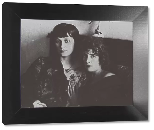 Anna Akhmatova and Olga Glebova-Sudeikina, 1914