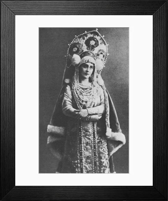 Framed Print : Antonina Nezhdanova as the Princess, 1917 Framed Print : Antonina Nezhdanova as the Princess, 1917