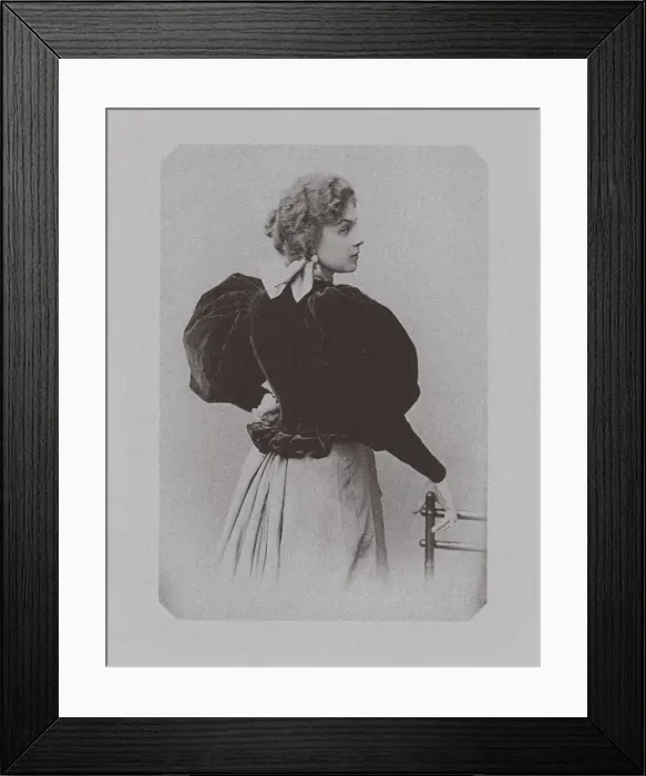 Framed Print : Anastasya Dmitrievna Vyaltseva (1871-1913), c. 1903-1906 Framed Print : Anastasya Dmitrievna Vyaltseva (1871-1913), c. 1903-1906