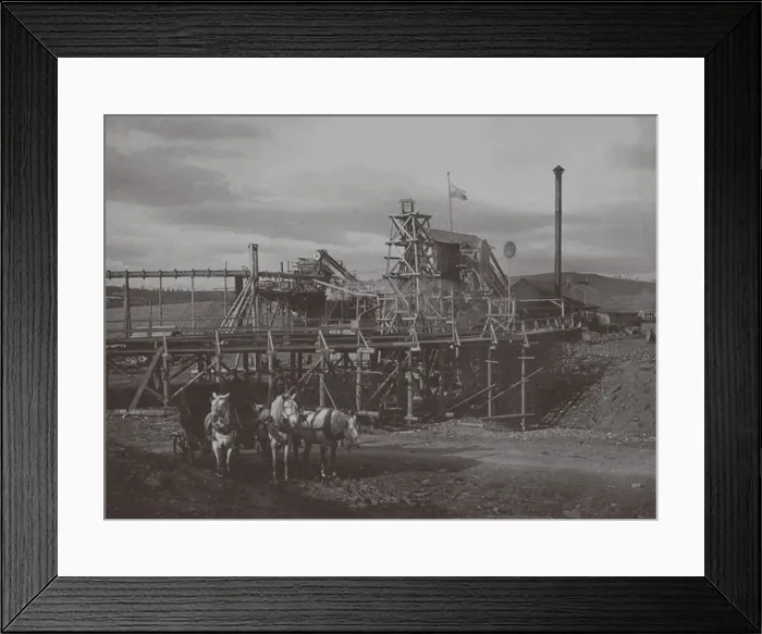 Framed Print : Gold Dredge in Sysert, 1900s-1910s Framed Print : Gold Dredge in Sysert, 1900s-1910s