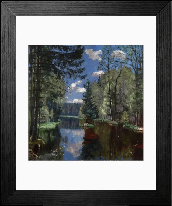 Framed Print : Forest Lake, 1934. Artist: Zhukovsky, Stanislav Yulianovich (1873-1944) Framed Print : Forest Lake, 1934. Artist: Zhukovsky, Stanislav Yulianovich (1873-1944)