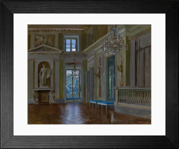 Framed Print : The Ballroom of the Lazienki Palace. Artist: Zhukovsky, Stanislav Yulianovich (1873-1944) Framed Print : The Ballroom of the Lazienki Palace. Artist: Zhukovsky, Stanislav Yulianovich (1873-1944)