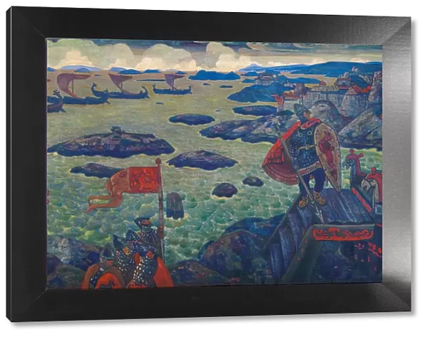 Ready for the Campaign (The Varangian Sea), 1910. Artist: Roerich, Nicholas (1874-1947)