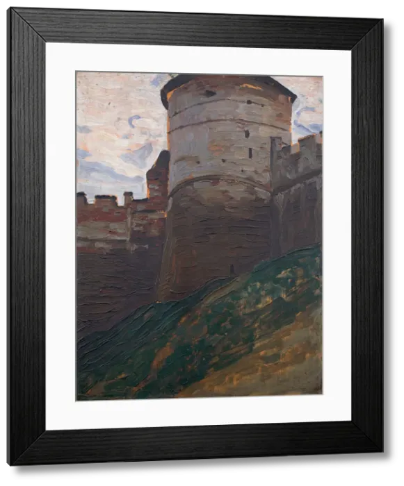 Framed Print : The Fortress Tower. Nizhny Novgorod, 1903. Artist: Roerich, Nicholas (1874-1947) Framed Print : The Fortress Tower. Nizhny Novgorod, 1903. Artist: Roerich, Nicholas (1874-1947)
