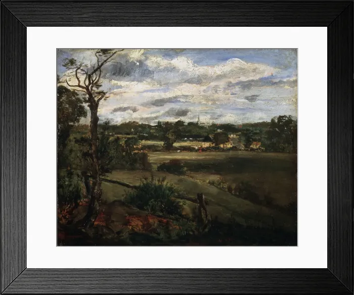 Framed Print : View of Highgate from Hampstead Heath, early 19th century. Artist: John Constable Framed Print : View of Highgate from Hampstead Heath, early 19th century. Artist: John Constable