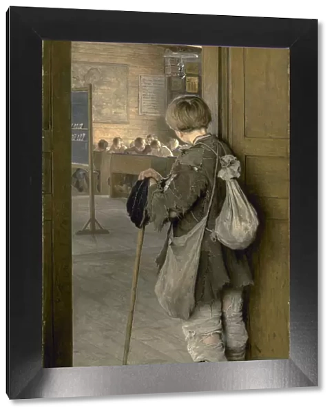At the School Door, 1897. Artist: Bogdanov-Belsky, Nikolai Petrovich (1868-1945)