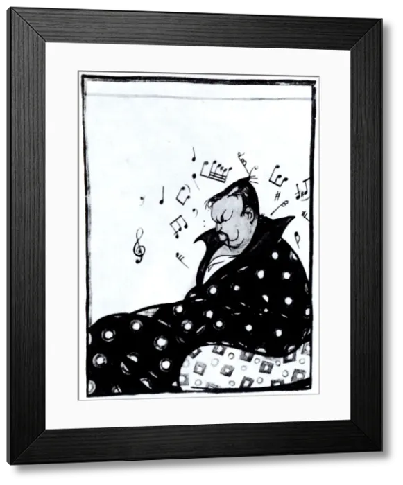 Framed Print : Composer Alexander Glazunov (1865-1936), 1915. Artist: Deni (Denisov), Viktor Nikolaevich (1893-1946) Framed Print : Composer Alexander Glazunov (1865-1936), 1915. Artist: Deni (Denisov), Viktor Nikolaevich (1893-1946)