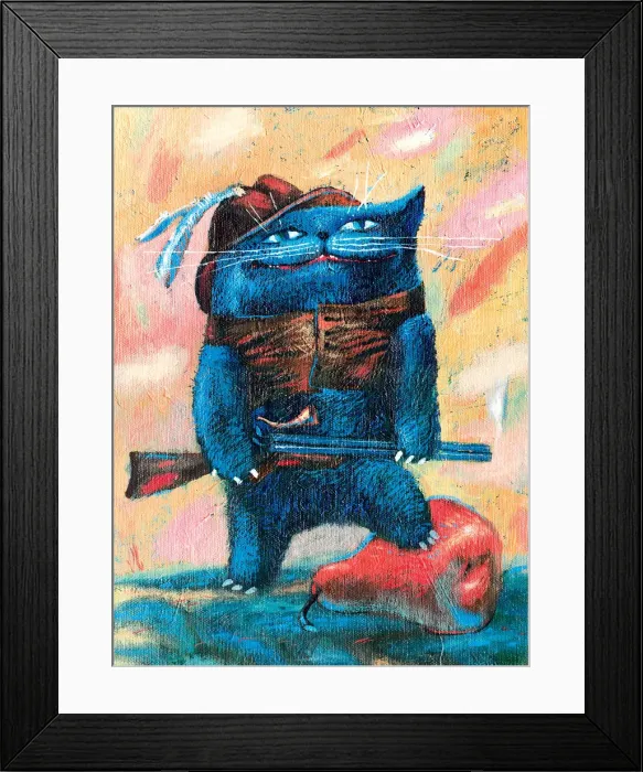 Framed Print : Hunter. Artist: Ilichev, Igor Framed Print : Hunter. Artist: Ilichev, Igor