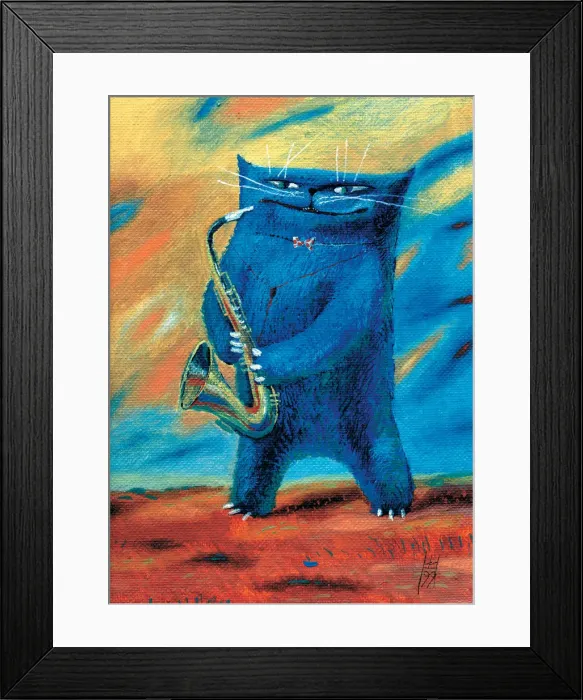 Framed Print : Jazz. Artist: Ilichev, Igor Framed Print : Jazz. Artist: Ilichev, Igor
