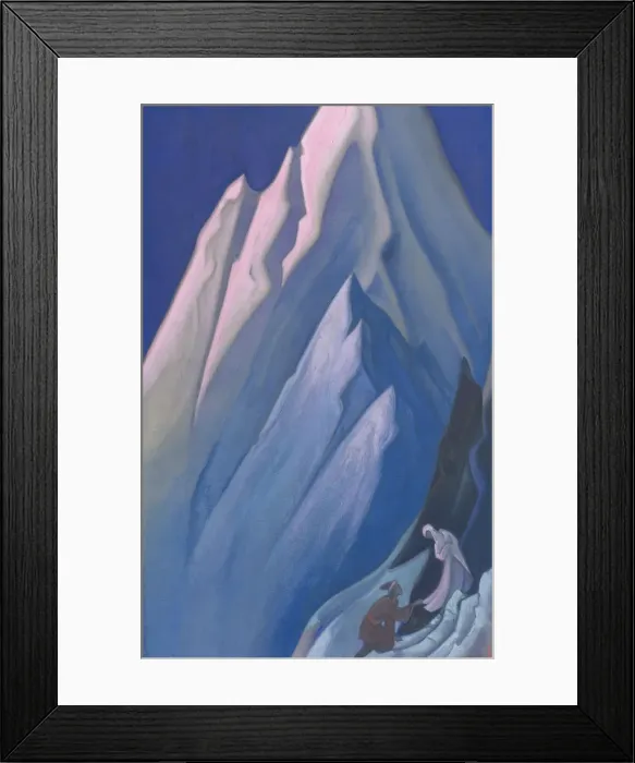 Framed Print : She Who Leads, 1944. Artist: Roerich, Nicholas (1874-1947) Framed Print : She Who Leads, 1944. Artist: Roerich, Nicholas (1874-1947)