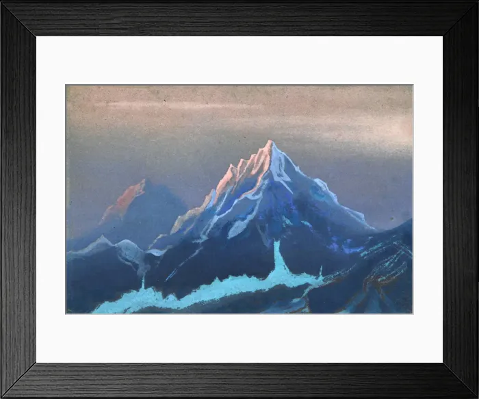 Framed Print : Himalayas, 1943. Artist: Roerich, Nicholas (1874-1947) Framed Print : Himalayas, 1943. Artist: Roerich, Nicholas (1874-1947)