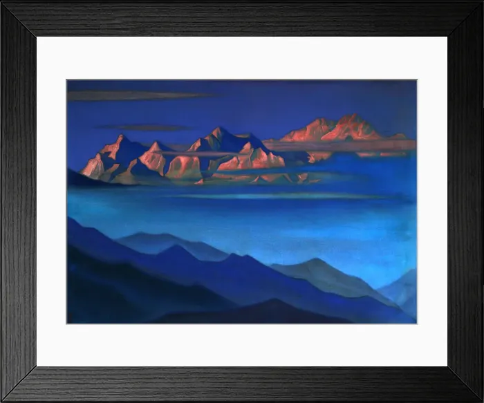 Framed Print : Kangchenjunga, 1944. Artist: Roerich, Nicholas (1874-1947) Framed Print : Kangchenjunga, 1944. Artist: Roerich, Nicholas (1874-1947)