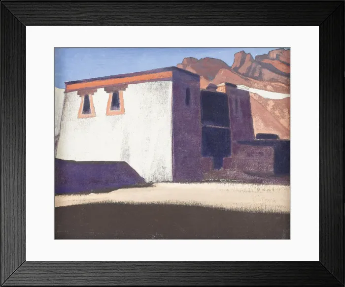 Framed Print : Sharugon Monastery, Tibet, 1928. Artist: Roerich, Nicholas (1874-1947) Framed Print : Sharugon Monastery, Tibet, 1928. Artist: Roerich, Nicholas (1874-1947)