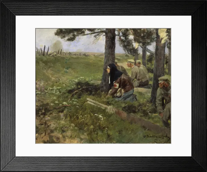 Framed Print : A nurse, 1914-1917. Artist: Vladimirov, Ivan Alexeyevich (1869-1947) Framed Print : A nurse, 1914-1917. Artist: Vladimirov, Ivan Alexeyevich (1869-1947)