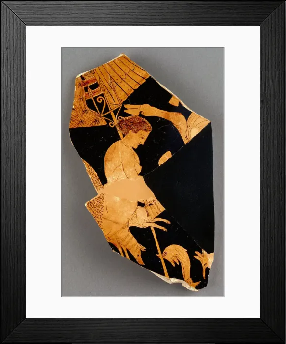 Framed Print : Scylla, 375-350 B. C Artist: Black Fury Group (active early 300s B. C. ) Framed Print : Scylla, 375-350 B. C Artist: Black Fury Group (active early 300s B. C. )