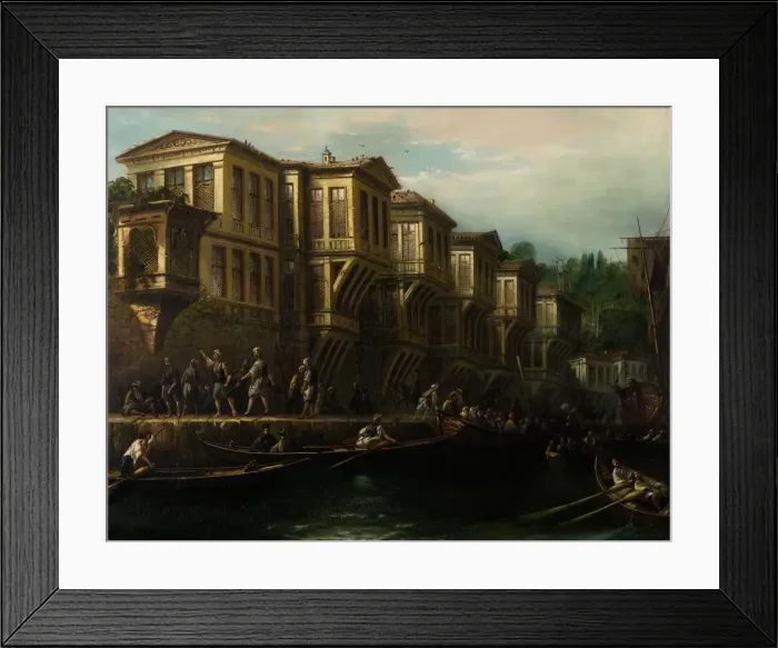 Framed Print : Said Pasha Waterfront Mansion, Second Half of the 19th cen Artist: Jivanian, Megerdich (1848-1906) Framed Print : Said Pasha Waterfront Mansion, Second Half of the 19th cen Artist: Jivanian, Megerdich (1848-1906)