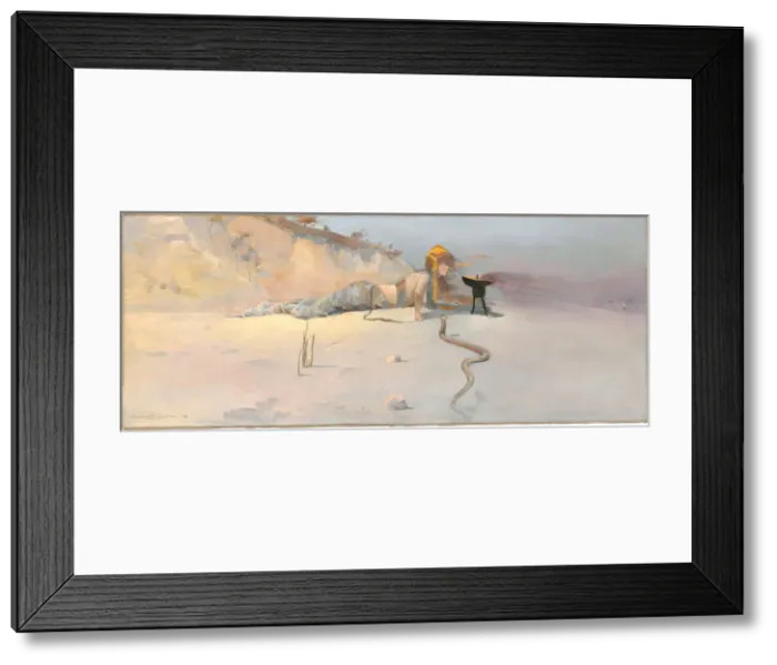 Framed Print : Hot Wind, 1889. Artist: Conder, Charles (1868-1909) Framed Print : Hot Wind, 1889. Artist: Conder, Charles (1868-1909)