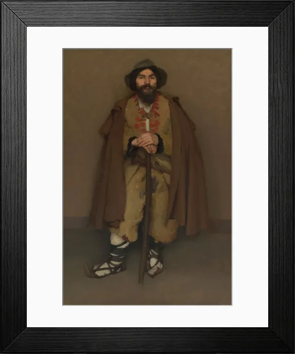 Framed Print : A mountain shepherd, 1901. Artist: Ramsay, Hugh (1877-1906) Framed Print : A mountain shepherd, 1901. Artist: Ramsay, Hugh (1877-1906)