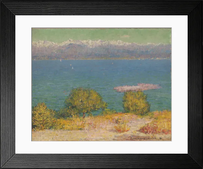 Framed Print : The Bay of Nice, 1891. Artist: Russell, John Peter (1858-1930) Framed Print : The Bay of Nice, 1891. Artist: Russell, John Peter (1858-1930)