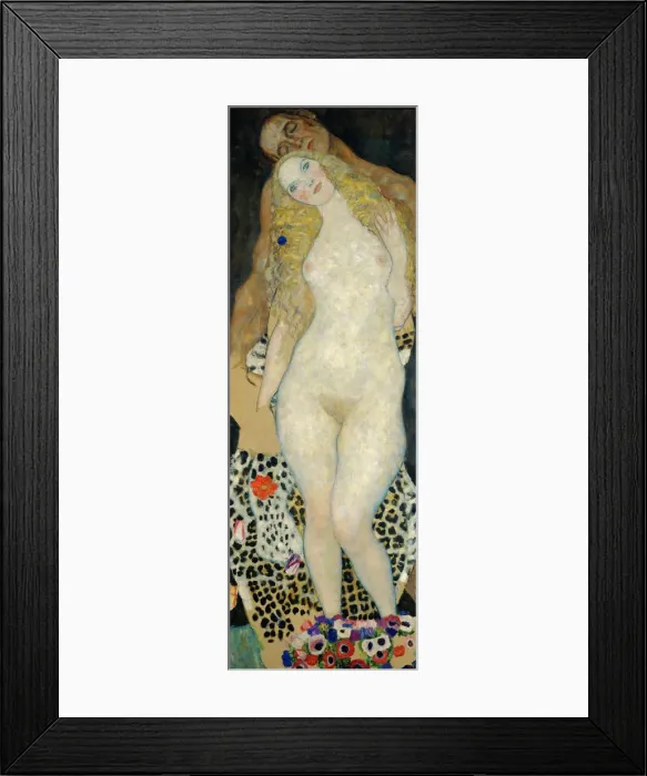 Framed Print : Adam and Eve, 1918. Artist: Klimt, Gustav (1862-1918) Framed Print : Adam and Eve, 1918. Artist: Klimt, Gustav (1862-1918)