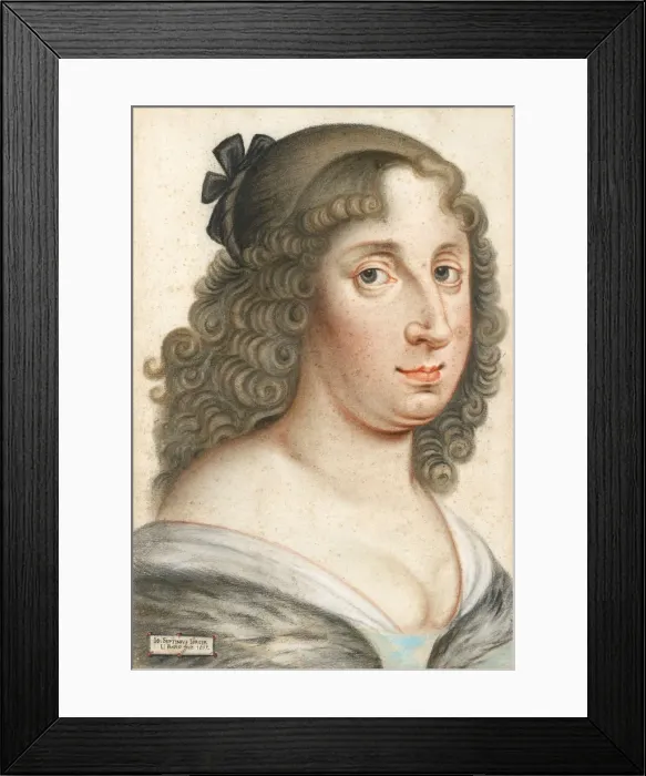 Framed Print : Portrait of Queen Christina of Sweden (1626-1689), 1657. Artist: Jorger von Tollet, Johann Septimius (1596-1672) Framed Print : Portrait of Queen Christina of Sweden (1626-1689), 1657. Artist: Jorger von Tollet, Johann Septimius (1596-1672)