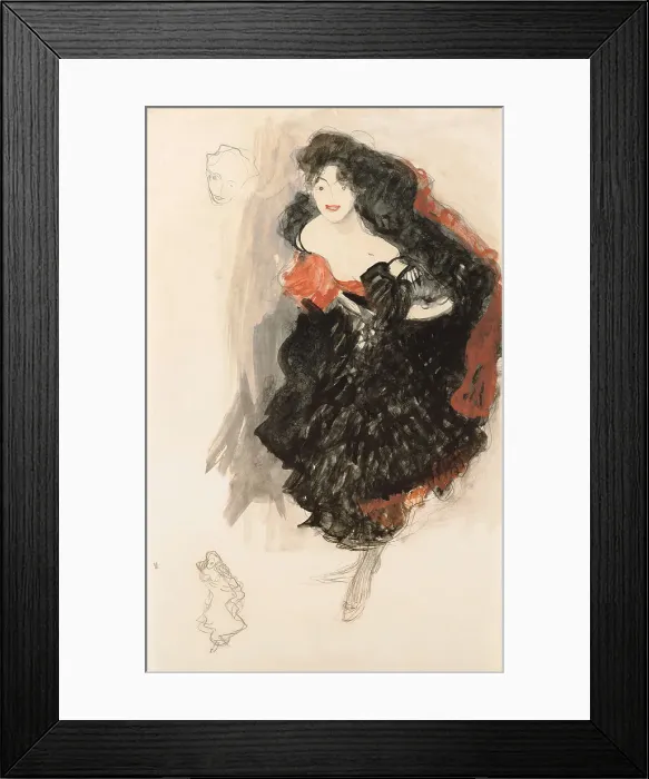 Framed Print : Study for Judith II, c. 1908. Artist: Klimt, Gustav (1862-1918) Framed Print : Study for Judith II, c. 1908. Artist: Klimt, Gustav (1862-1918)