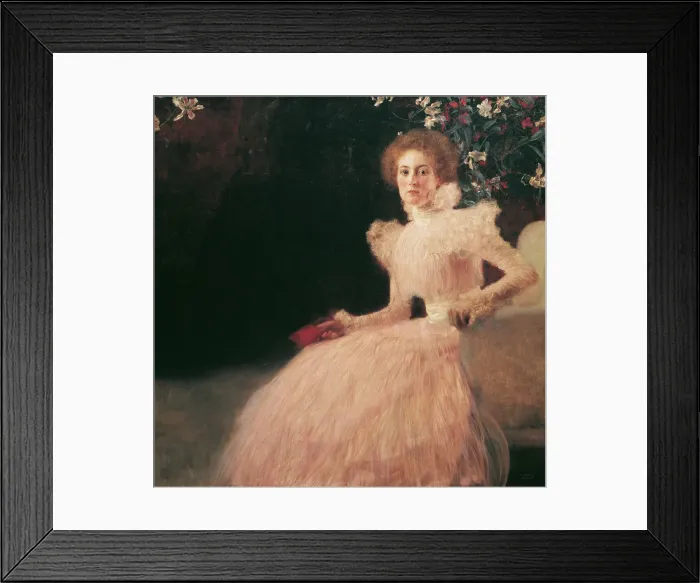 Framed Print : Portrait of Sonja Knips, 1898. Artist: Klimt, Gustav (1862-1918) Framed Print : Portrait of Sonja Knips, 1898. Artist: Klimt, Gustav (1862-1918)