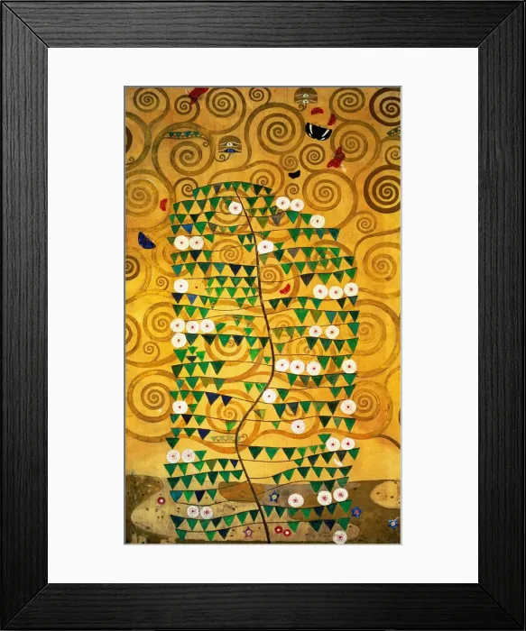 Framed Print : The Stoclet Frieze, Detail: Tree of Life, 1905-1909. Artist: Klimt, Gustav (1862-1918) Framed Print : The Stoclet Frieze, Detail: Tree of Life, 1905-1909. Artist: Klimt, Gustav (1862-1918)