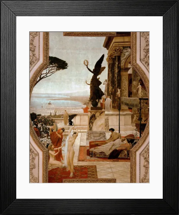 Framed Print : The Theatre in Taormina, 1884-1888. Artist: Klimt, Gustav (1862-1918) Framed Print : The Theatre in Taormina, 1884-1888. Artist: Klimt, Gustav (1862-1918)