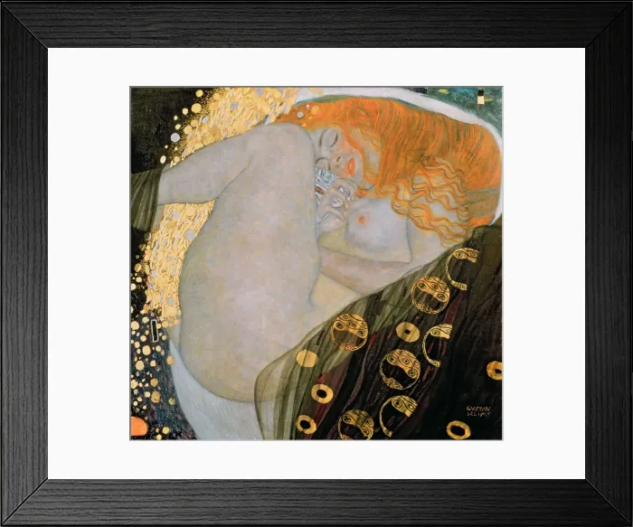 Framed Print : Danae, 1907. Artist: Klimt, Gustav (1862-1918) Framed Print : Danae, 1907. Artist: Klimt, Gustav (1862-1918)