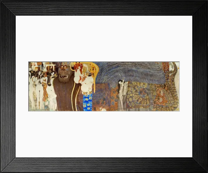 Framed Print : The Beethoven Frieze, Detail: The Hostile Forces, 1902. Artist: Klimt, Gustav (1862-1918) Framed Print : The Beethoven Frieze, Detail: The Hostile Forces, 1902. Artist: Klimt, Gustav (1862-1918)
