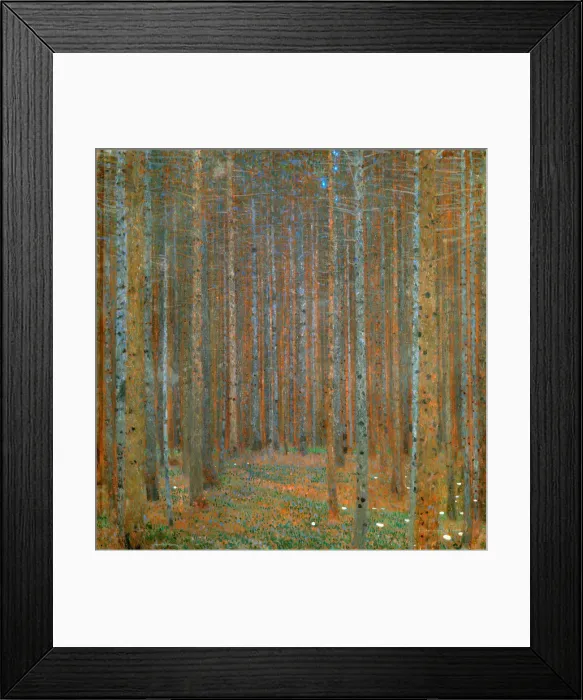 Framed Print : Fir Forest I, 1901. Artist: Klimt, Gustav (1862-1918) Framed Print : Fir Forest I, 1901. Artist: Klimt, Gustav (1862-1918)