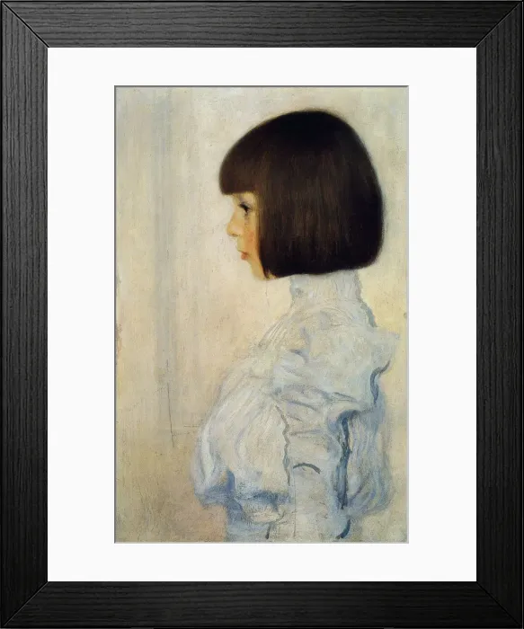 Framed Print : Portrait of Helene Klimt, 1898. Artist: Klimt, Gustav (1862-1918) Framed Print : Portrait of Helene Klimt, 1898. Artist: Klimt, Gustav (1862-1918)