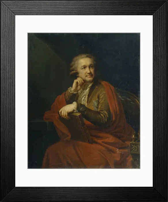 Framed Print : Portrait of Prince Alexander Sergeevich Stroganov (1733-1811), 1793. Artist: Lampi, Johann-Baptist von, the Elder (1751-1830) Framed Print : Portrait of Prince Alexander Sergeevich Stroganov (1733-1811), 1793. Artist: Lampi, Johann-Baptist von, the Elder (1751-1830)