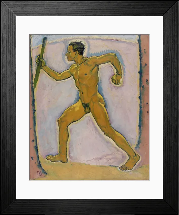 Framed Print : The Wayfarer, 1914. Artist: Moser, Koloman (1868-1918) Framed Print : The Wayfarer, 1914. Artist: Moser, Koloman (1868-1918)