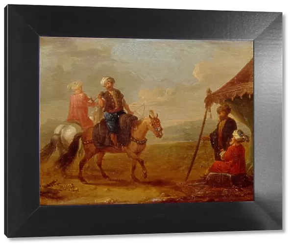 Turkish Horseman. Artist: Querfurt, August (1696-1761)