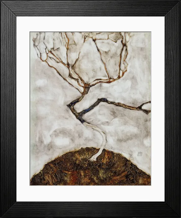 Framed Print : Small Tree in Late Autumn, 1911. Artist: Schiele, Egon (1890?1918) Framed Print : Small Tree in Late Autumn, 1911. Artist: Schiele, Egon (1890?1918)
