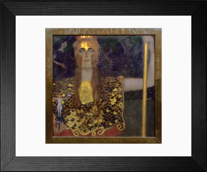 Framed Print : Pallas Athena, 1898. Artist: Klimt, Gustav (1862-1918) Framed Print : Pallas Athena, 1898. Artist: Klimt, Gustav (1862-1918)