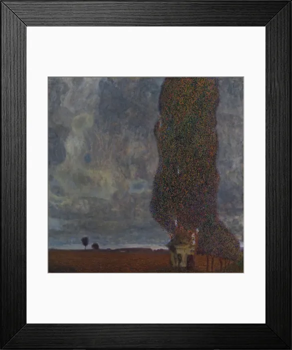 Framed Print : Approaching Thunderstorm (The Large Poplar II), 1903. Artist: Klimt, Gustav (1862-1918) Framed Print : Approaching Thunderstorm (The Large Poplar II), 1903. Artist: Klimt, Gustav (1862-1918)