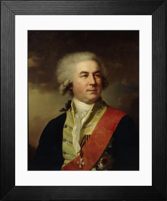 Framed Print : Portrait of Count Pyotr Zavadovsky (1739?1812). Artist: Lampi, Johann-Baptist, the Younger (1775-1837) Framed Print : Portrait of Count Pyotr Zavadovsky (1739?1812). Artist: Lampi, Johann-Baptist, the Younger (1775-1837)