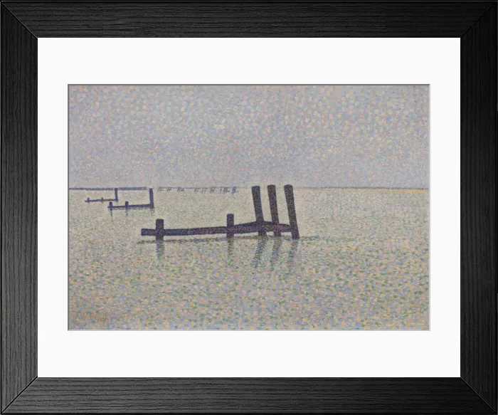 Framed Print : The Channel at Nieuwpoort, c. 1889. Artist: Finch, Alfred William (1854-1930) Framed Print : The Channel at Nieuwpoort, c. 1889. Artist: Finch, Alfred William (1854-1930)