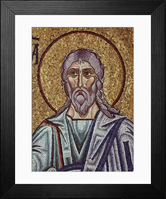 Framed Print : The Prophet Jeremiah (Detail of Interior Mosaics in the St. Marks Basilica), 12th century. Artist: Byzantine Master Framed Print : The Prophet Jeremiah (Detail of Interior Mosaics in the St. Marks Basilica), 12th century. Artist: Byzantine Master