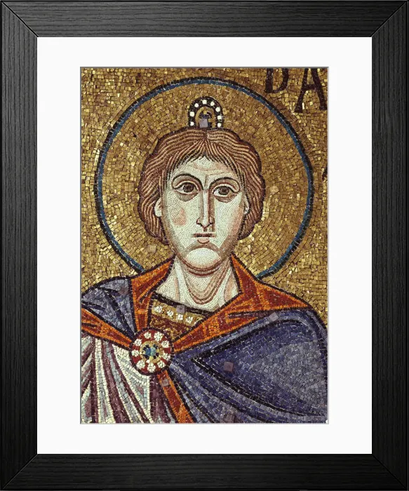 Framed Print : The Prophet Daniel (Detail of Interior Mosaics in the St. Marks Basilica), 12th century. Artist: Byzantine Master Framed Print : The Prophet Daniel (Detail of Interior Mosaics in the St. Marks Basilica), 12th century. Artist: Byzantine Master