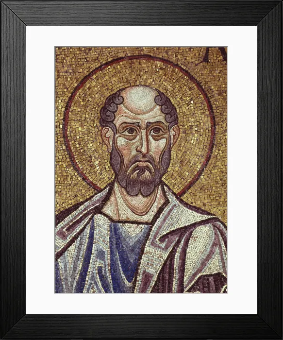 Framed Print : The Prophet Obadiah (Detail of Interior Mosaics in the St. Marks Basilica), 12th century. Artist: Byzantine Master Framed Print : The Prophet Obadiah (Detail of Interior Mosaics in the St. Marks Basilica), 12th century. Artist: Byzantine Master