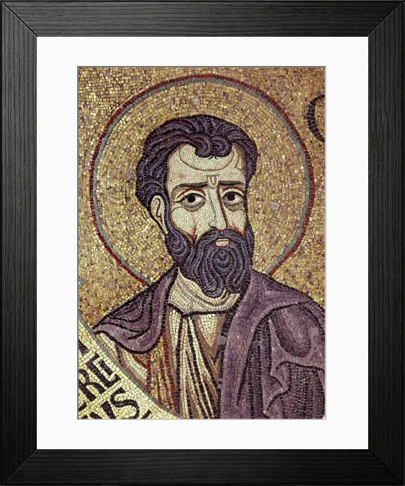 Framed Print : The Prophet Hosea (Detail of Interior Mosaics in the St. Marks Basilica), 12th century. Artist: Byzantine Master Framed Print : The Prophet Hosea (Detail of Interior Mosaics in the St. Marks Basilica), 12th century. Artist: Byzantine Master