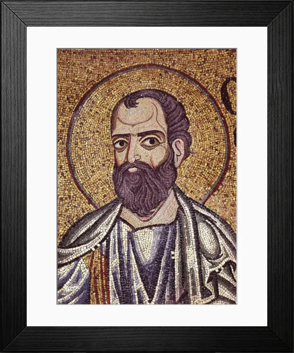 Framed Print : The Prophet Malachi (Detail of Interior Mosaics in the St. Marks Basilica), 12th century. Artist: Byzantine Master Framed Print : The Prophet Malachi (Detail of Interior Mosaics in the St. Marks Basilica), 12th century. Artist: Byzantine Master