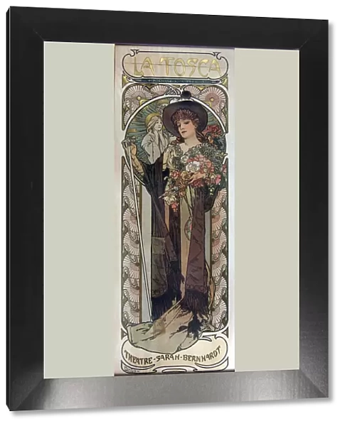 Poster for the Play La Tosca by Victorien Sardou, 1899. Artist: Mucha, Alfons Marie (1860-1939)